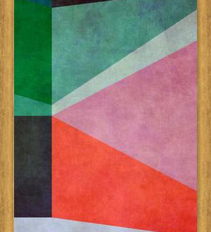 Cuadro Textured Geometric Pattern V