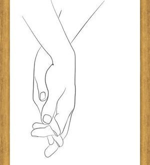 Cuadro Hands series - Walk with me