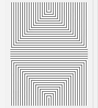 Cuadro ilusión de óptica