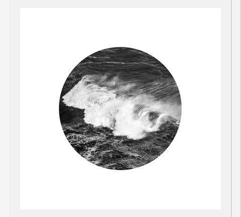 Cuadro B&W Waves
