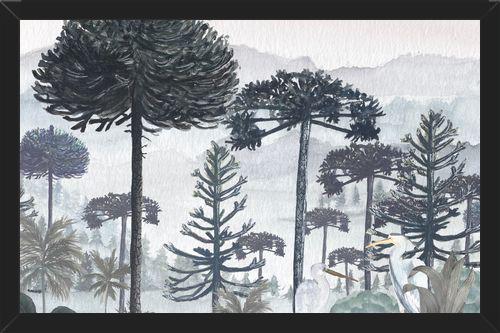 Cuadro Mural Bosque de Araucarias