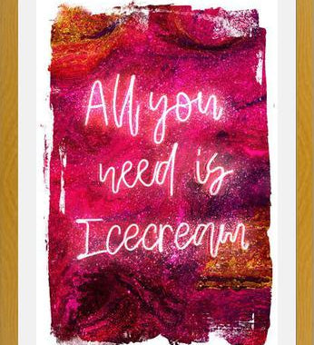 Cuadro NEON COLLECTION - icecream