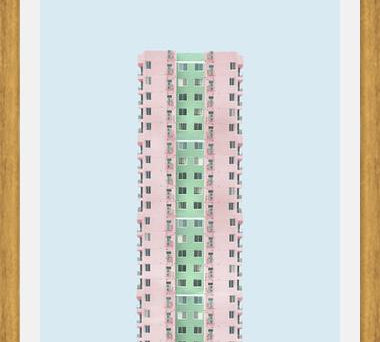 Cuadro Edificio Tegucigalpa