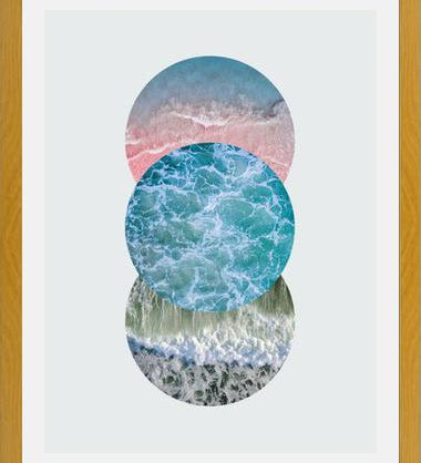 Cuadro Ocean Circles