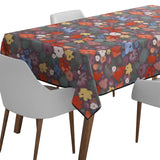 Mantel de Hule Abstract Mix Flowers Beautiful Soft
