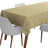 Mantel de Hule Yellow Ornament