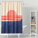 Cortina de Baño Minimal Sunset 4