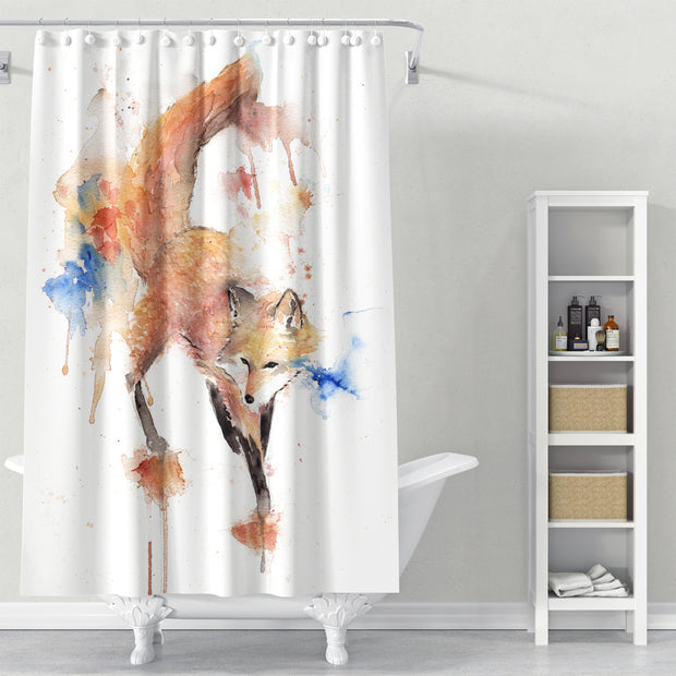 Cortina de Baño Zorro Rojo