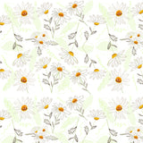 Mantel de Hule Spring Time Daisies Floral Pattern
