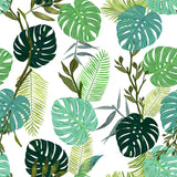 Mantel de Hule Tropical Leaves Pattern