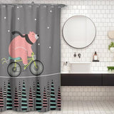 Cortina de Baño Night ride