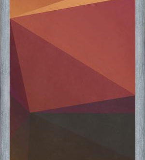 Cuadro Interconnected Triangles VI