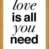 Cuadro The Beatles - Love is all you Need White