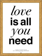 Cuadro The Beatles - Love is all you Need White