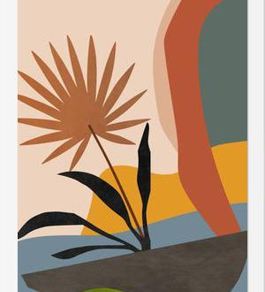 Cuadro Minimal Tropical Scenery 2