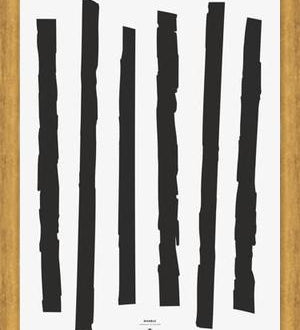 Cuadro Marble Sticks Black