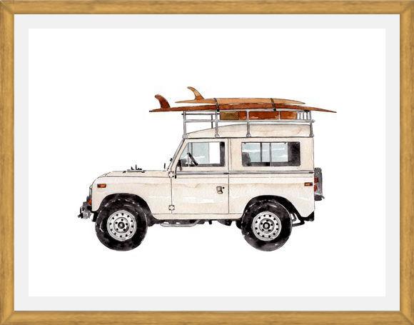 Cuadro Surf Vintage Truck