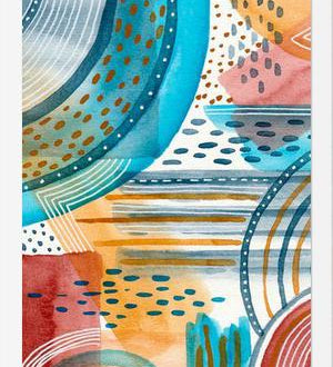 Cuadro Watercolor improvisation 05
