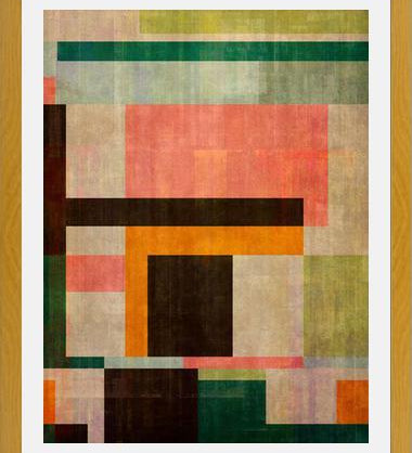 Cuadro Textured Geometric Pattern II