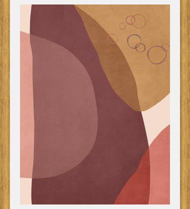 Cuadro Overlapping Organic Shapes