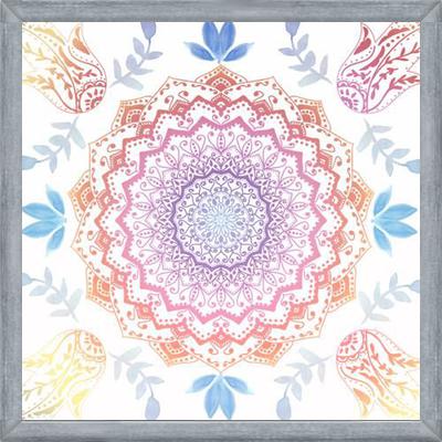 Enmarcado BOHO HAMSA MANDALA