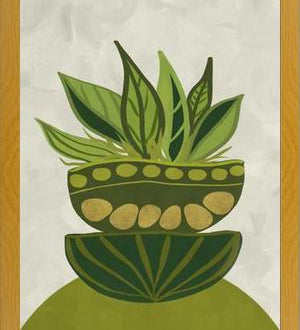 Cuadro Still life Green plants