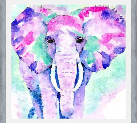 Cuadro Elefante Rosa