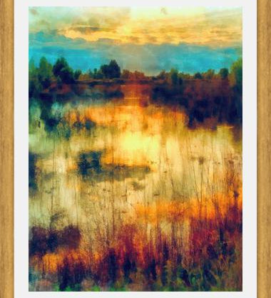 Cuadro Reflections on the Lake