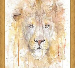 Cuadro Retrato de un León