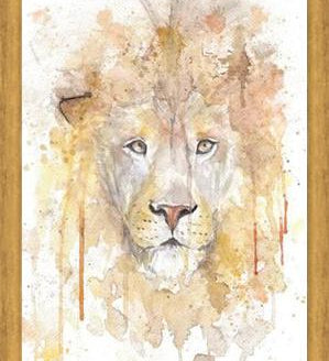 Cuadro Retrato de un León