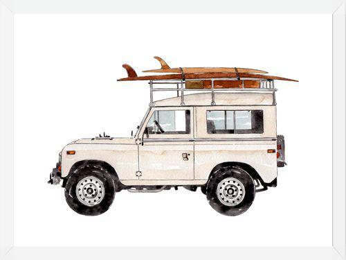 Cuadro Surf Vintage Truck