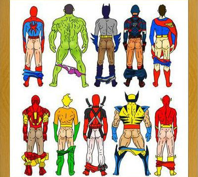 Superhero Butts