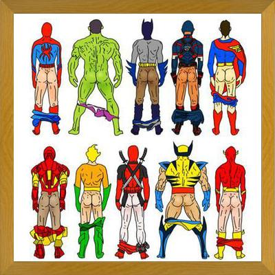 Superhero Butts