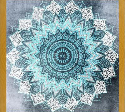 Cuadro BOHOCHIC MANDALA IN BLUE