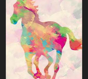 Cuadro Abstract Horse