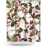 Cortina de Baño Magnolias Pink Pattern