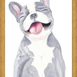 Cuadro Bulldog Frances Gris