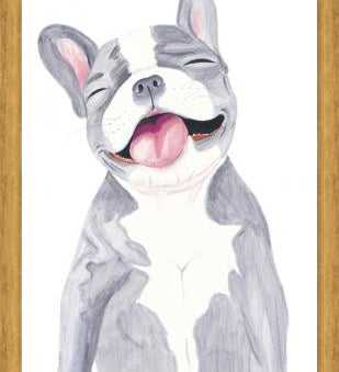 Cuadro Bulldog Frances Gris