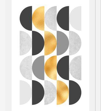 Cuadro Gold Circles