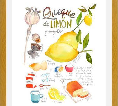 Cuadro Queque de Limón