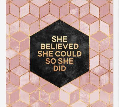Cuadro She Believed She Could