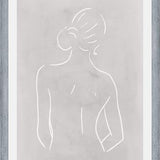 Cuadro Female body sketch - Light gray