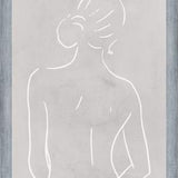 Cuadro Female body sketch - Light gray