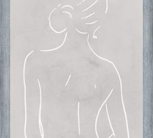 Cuadro Female body sketch - Light gray