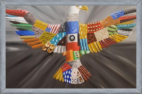 Cuadro Aguila calva americana