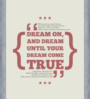 Cuadro Dream On