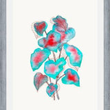 Cuadro Turquoise Pink Watercolor Plant