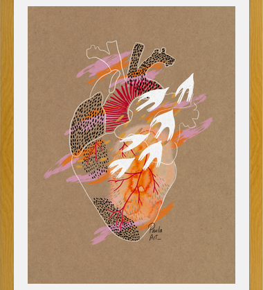 Cuadro Del corazón al corazón