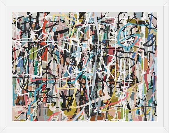 Cuadro Pollock wink 6