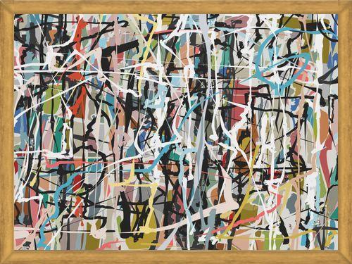 Cuadro Pollock wink 6
